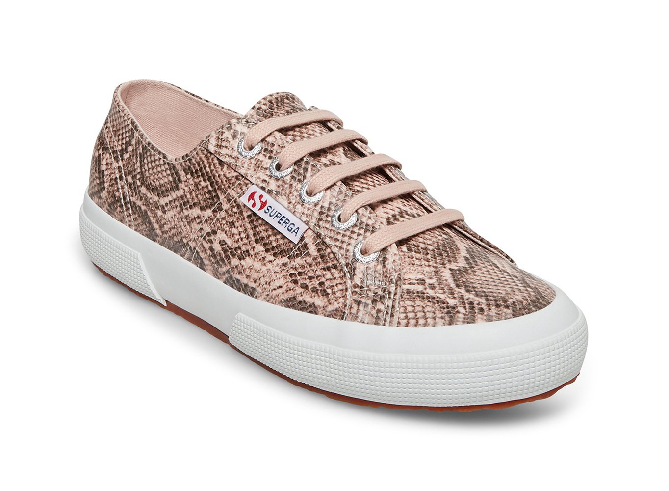 Zapatillas Superga Mujer Beige/Serpent - 2750 Faux Snake - 967318FJH